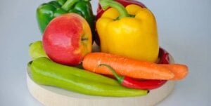 frutas y verduras saludables