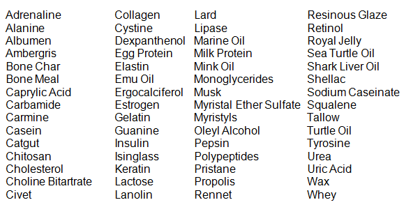 ingredients