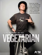 Paul McCartney: I am a vegetarian