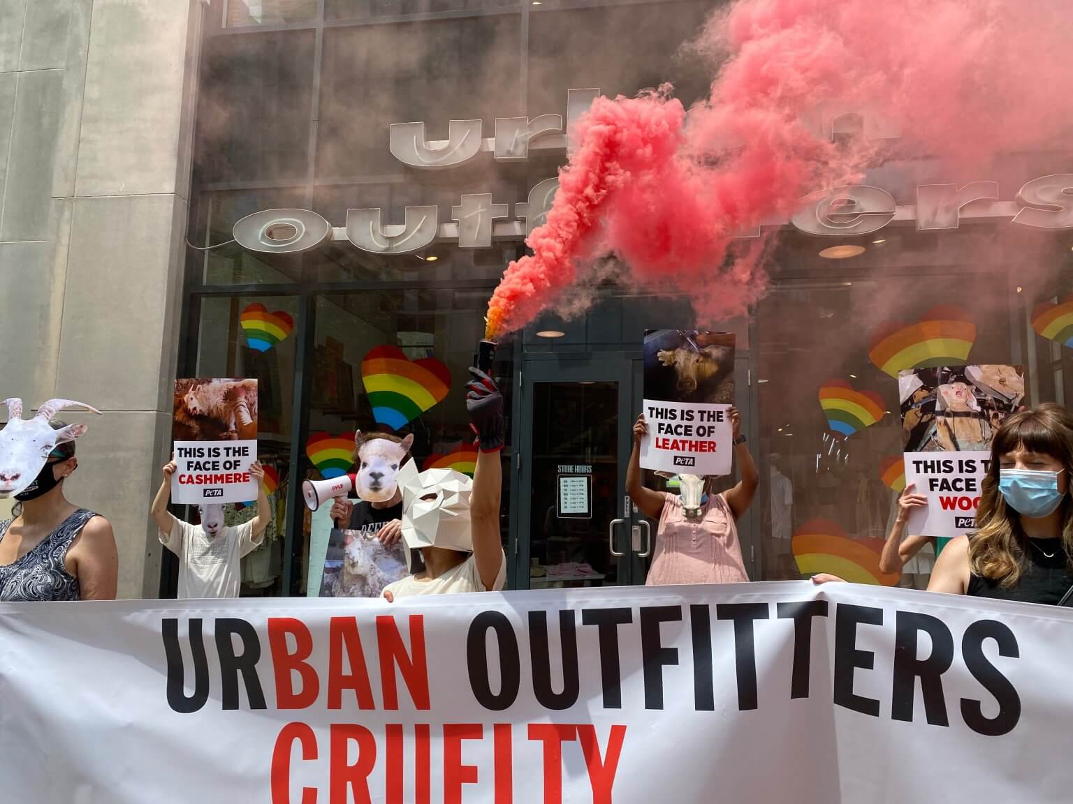 Urban outfitters Protest