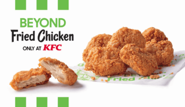 KFC Ofrece Pollo Frito Vegano en Casi 4.000 Locales de Todo el País