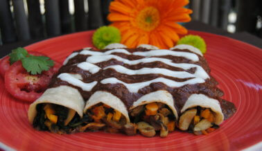 Enchiladas de mole