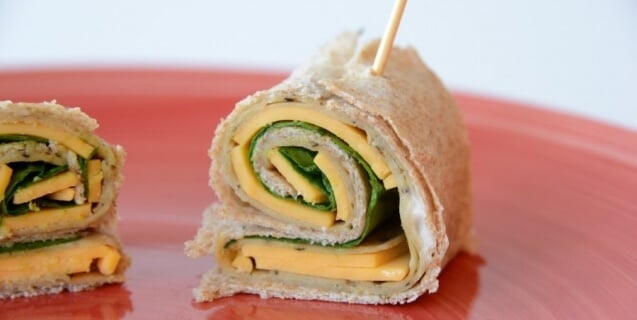 Faux-Turkey and “Cheese” Roll-Up