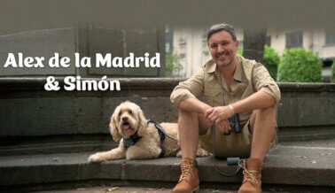 Acompaña a Alex de la Madrid y a su perro adoptado Simón en un divertido “OLFASafari”