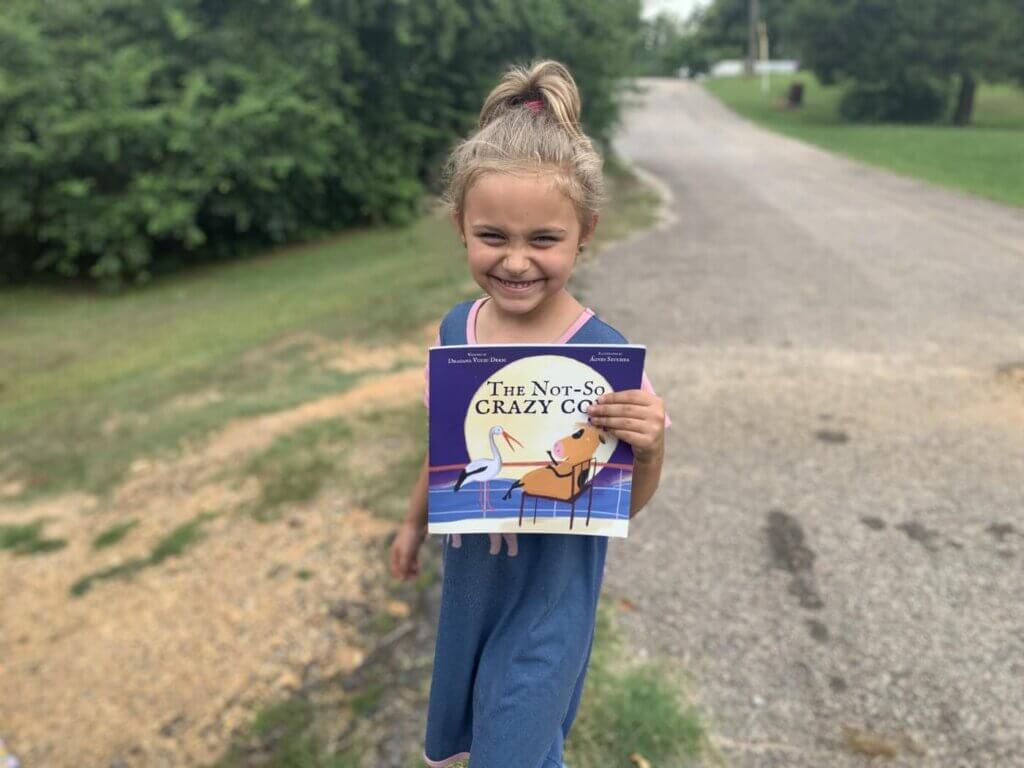 Child with book