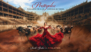 La estrella de ‘Mujeres Asesinas’ hace un llamado para poner fin a la tauromaquia en nueva campaña de PETA Latino