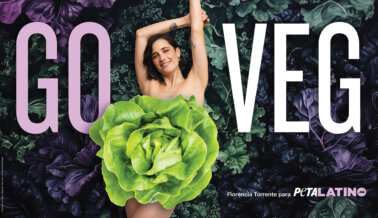 ¡Florencia Torrente, estrella de Los MacAnimals, entra en acción con la campaña de PETA Latino ‘Go Veg’
