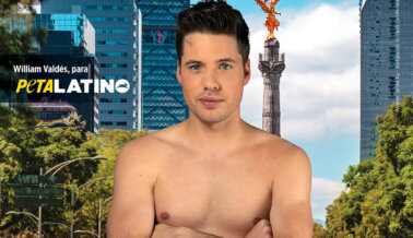 La Superestrella Cubana William Valdés, se Desnuda para Nuevo Anuncio de PETA Latino
