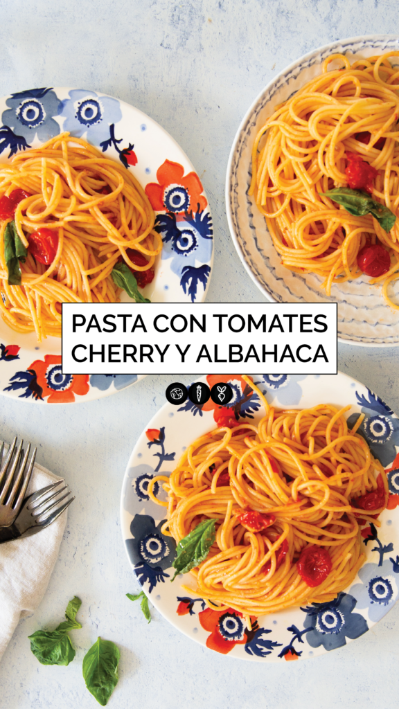 Pasta de Tomato y Albahaca