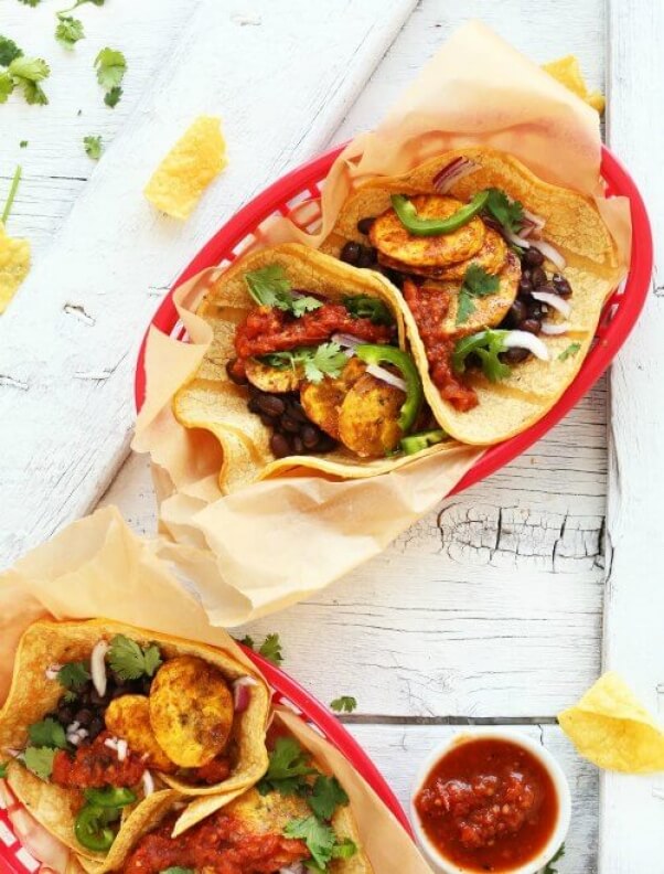 Spicy-Plantain-Black-Bean-Tacos