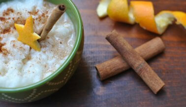 Arroz con leche vegano