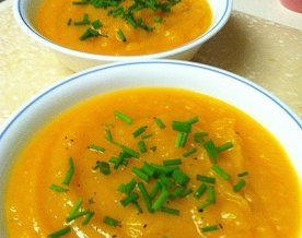 Sopa de flor de calabaza