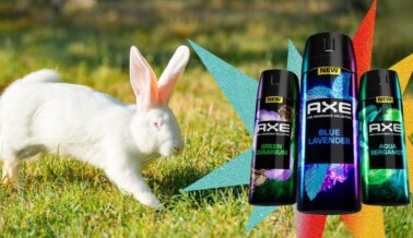 Axe abandona las pruebas en animales y se une al programa ‘Global Beauty Without Bunnies’ de PETA