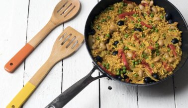 Paella vegana