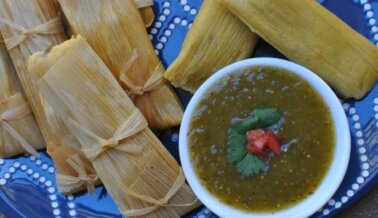 Tamales Veganos de Maíz y Chile Asado