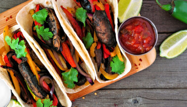 Tacos de Fajitas Veganas