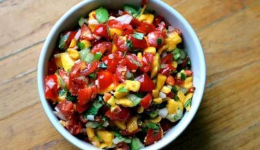 Salsa de mango y aguacate