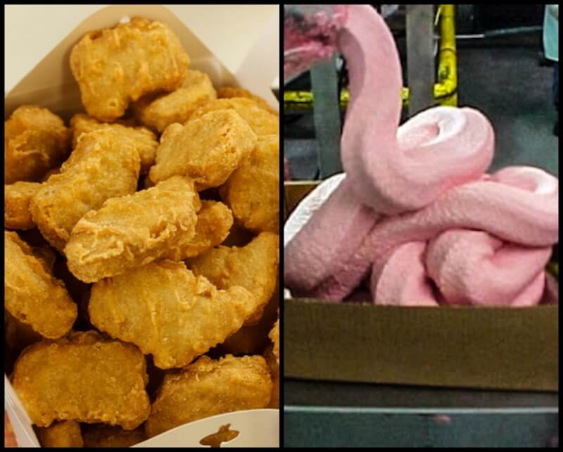 pink slime and nuggets