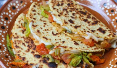 Quesadillas de Flor de Calabaza