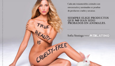 Sofía Sisniega: Belleza, Libre de Crueldad