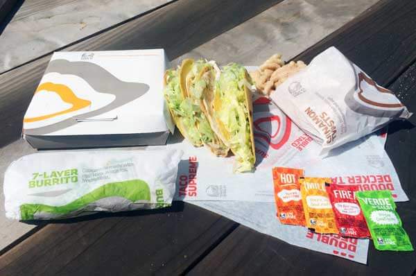 tacobell - tacos - burrito - cinnamon twist