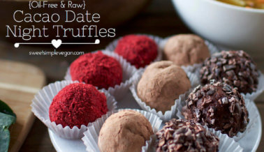 Trufas de cacao para una noche romántica