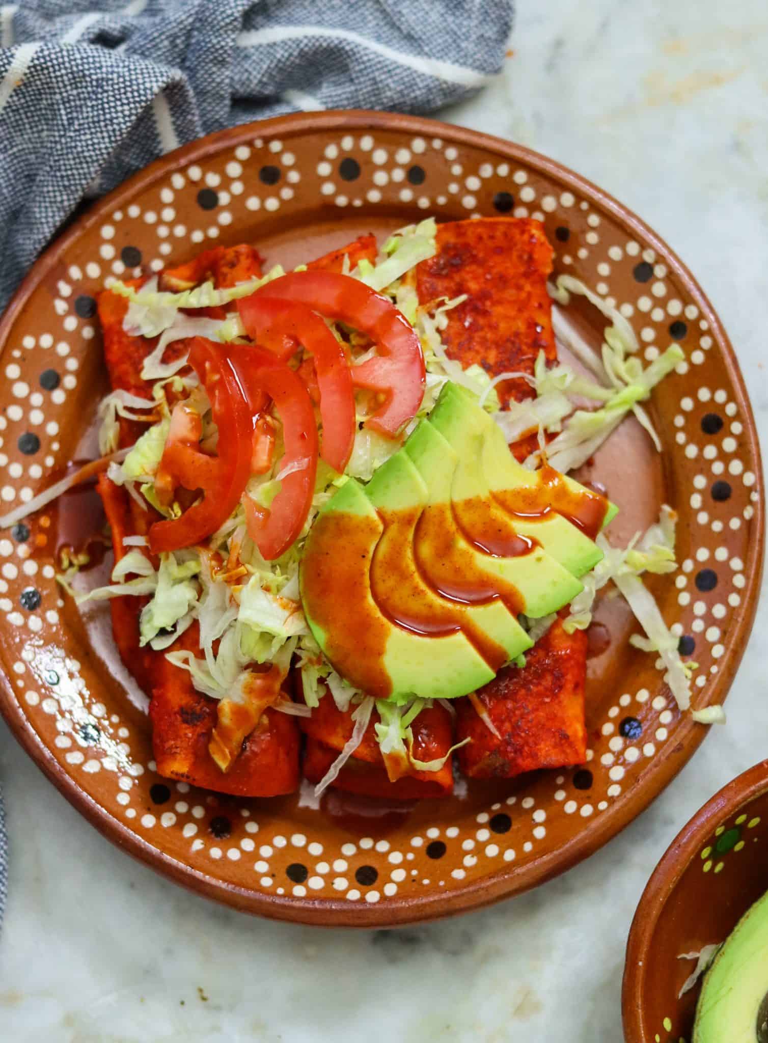 Enchiladas Veganas PETA Latino