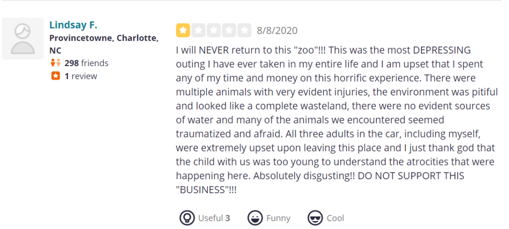 Zootastic bad review